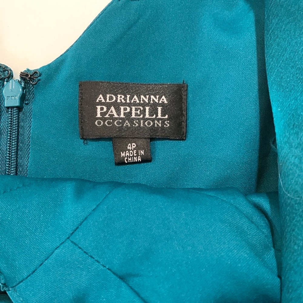 Adrianna Papell Teal Dress - Picture 2 of 4